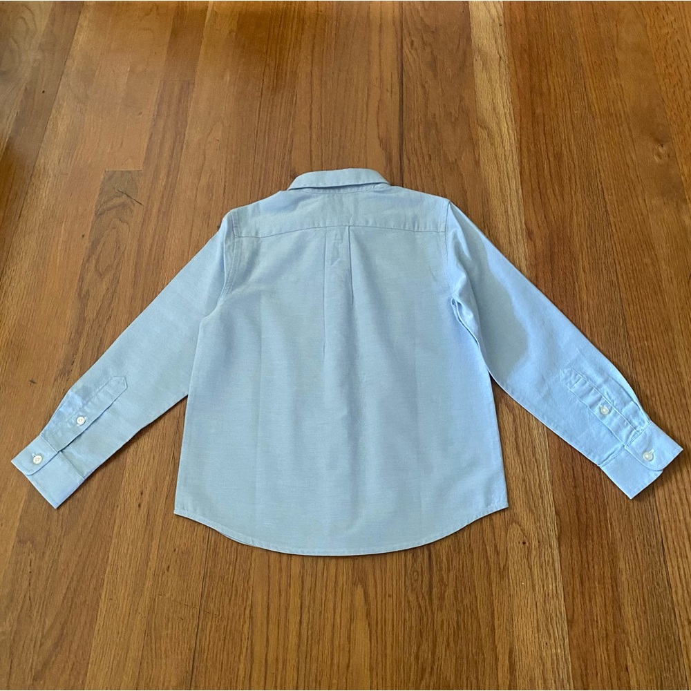 Vineyard Vines Boys Light Blue Oxford Button-Down Shirt - Picture 6 of 9